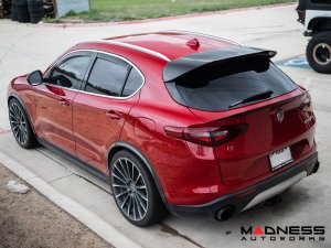 Alfa Romeo Stelvio Rear Spoiler - Carbon Fiber - Mid Spoiler